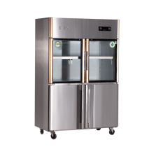 Vier Türen Doppeltemperatur Küche Kühlschrank